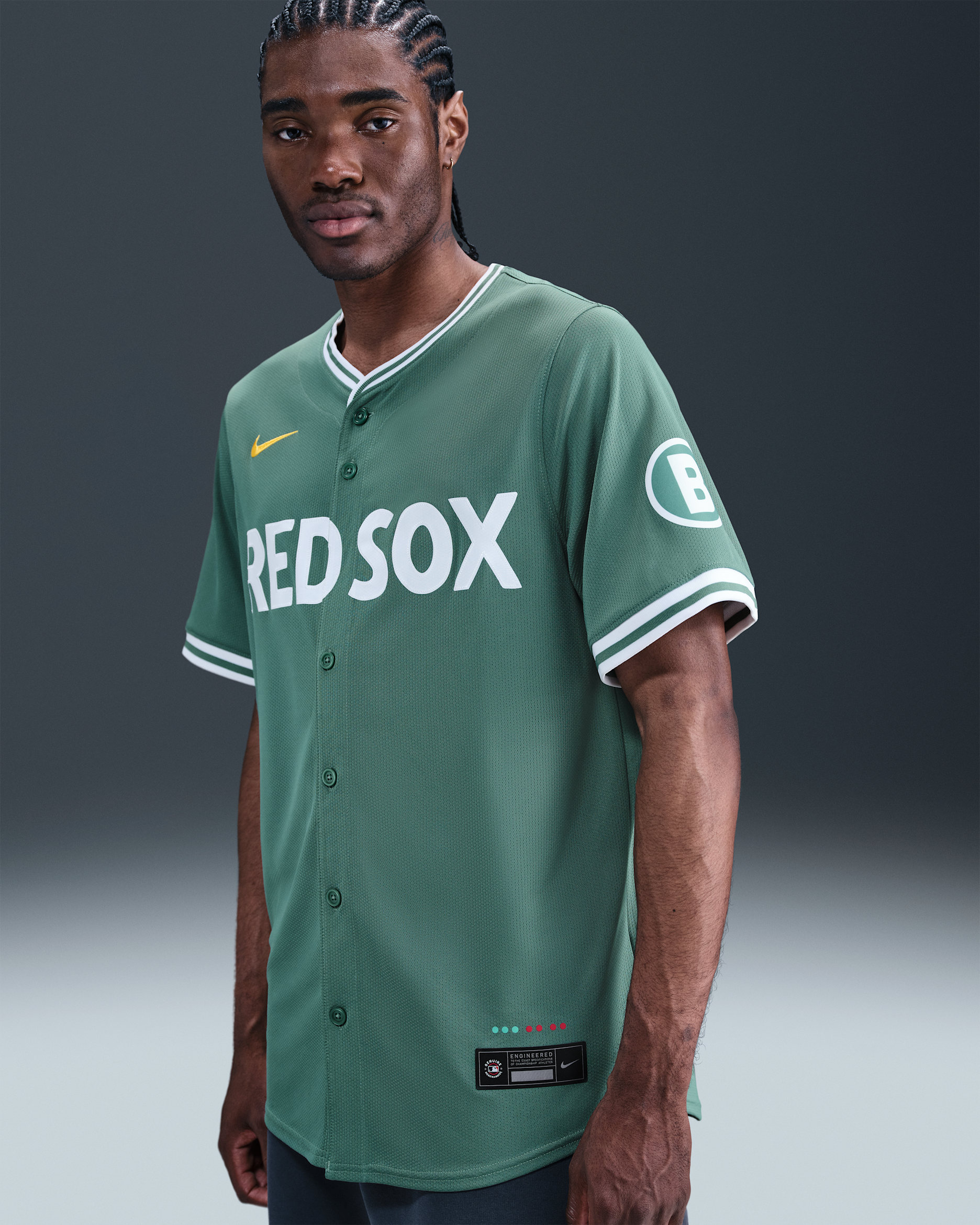 NIKE ナイキ ユニフォーム Boston Red Sox City Connect Men's Nike Dri-FIT ADV MLB Limited
